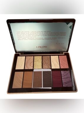 Lancôme Idôle Café Crush Eyeshadow Palette New 12 Shades